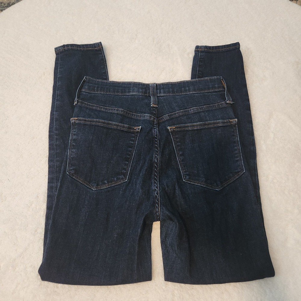 J.Crew‎ High Rise Skinny Dark Wash Jeans Size 26 - Picture 4 of 8